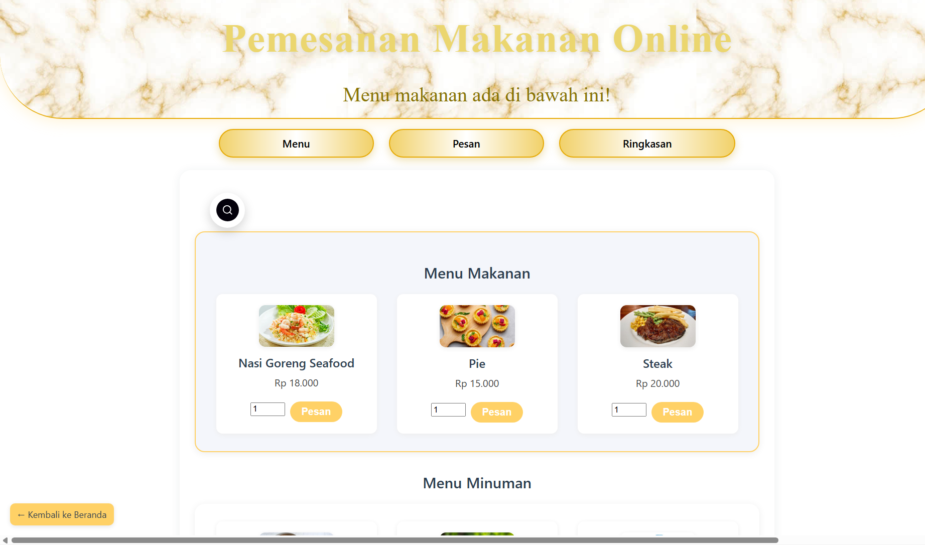 E-commerce Website